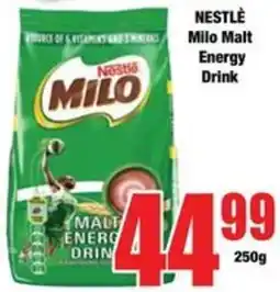 Boxer Nestle Milo Malt Energy Drink offer