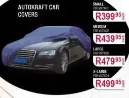 AutoZone AUTOKRAFT CAR COVERS offer