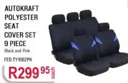 AutoZone AUTOKRAFT POLYESTER SEAT COVER SET offer