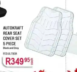 AutoZone Autokraft Rear Seat Cover Set offer