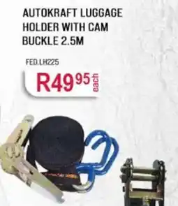 AutoZone Autokraft Luggage Holder with Cam Buckle 2.5M offer