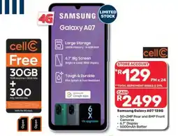 Pick n Pay Samsung Galaxy A07 offer