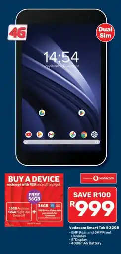 Pick n Pay Vodacom Smart Tab 8 32GB offer