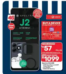 Pick n Pay Spectra J2 64GB offer