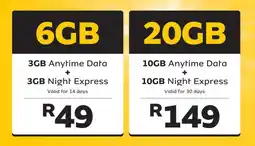 Pick n Pay 6GB offer