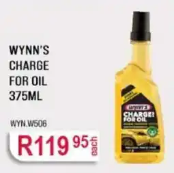 AutoZone WYNN'S CHARGE FOR OIL offer