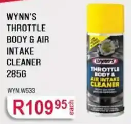 AutoZone Wynn's Throttle Body & Air Intake Cleaner offer
