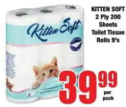 Boxer Kitten Soft Toilet Tissue Rolls offer