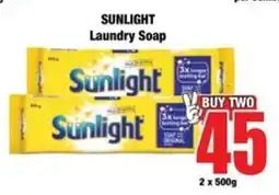 Boxer Sunlight Laundry Soap offer