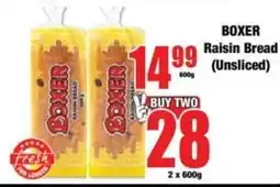 Boxer BOXER Raisin Bread (Unsliced) offer