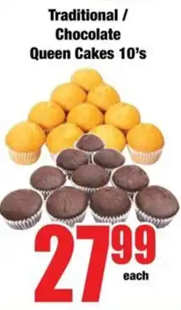 Boxer Traditional / Chocolate Queen Cakes 10's offer