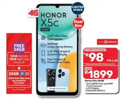 Pick n Pay Honor X5c 64GB offer
