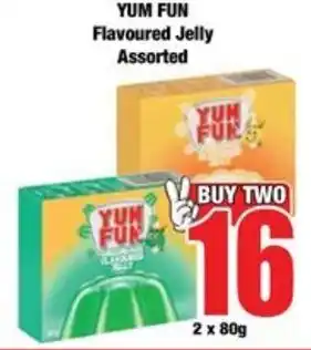 Boxer YUM FUN Flavoured Jelly Assorted offer