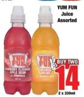 Boxer YUM FUN Juice Assorted offer
