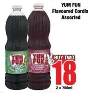 Boxer YUM FUN Flavoured Cordial Assorted offer