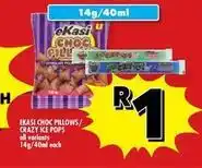 Usave Choc pillows/ crazy ice pops offer