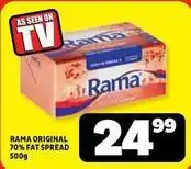 Usave Rama - original 70% fat spread offer