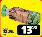 Usave Sasko - more slices brown bread offer