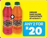 Usave Dairy blend concentrate offer