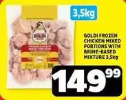 Usave Goldi - frozen chicken mixed portions with brine-based mixture offer
