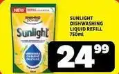 Usave Sunlight - dishwashing liquid refill offer