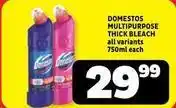 Usave Domestos - multipurpose thick bleach offer