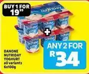 Usave Danone - nutriday yoghurt offer