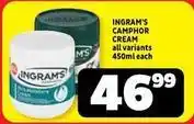 Usave Ingram's - ingram's camphor cream offer