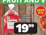Usave Class 1 tomatoes offer