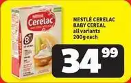 Usave Nestlé - baby cereal offer