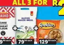 Usave Spekko - super maize meal offer