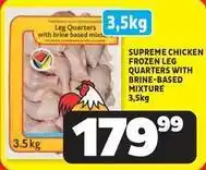 Usave Supreme - frozen leg quarters with brine-based mixture offer