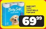 Usave Baby soft - toilet rolls offer