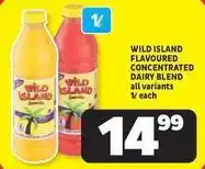 Usave Wild island - flavoured concentrated dairy blend offer