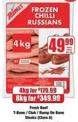 Boxer Mama's - frozen chilli russians offer