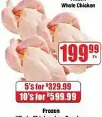 Boxer Frozen - whole chicken offer