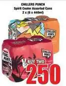 Boxer Spirit cooler assorted cans offer