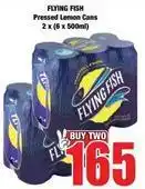 Boxer Flying fish - pressed lemon cans offer