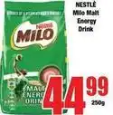 Boxer Milo - malt energy drink offer