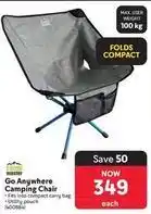 Makro Camp master - go anywhere camping chair (400884) offer