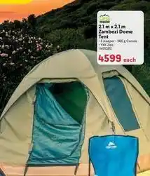 Makro Master - zambezi dome tent offer