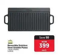 Makro Camp master - reversible stainless steel griddle plates - model pp2900 (439806) offer
