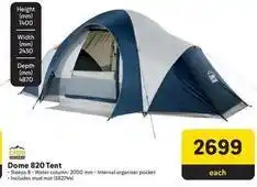 Makro Master - dome 820 tent offer