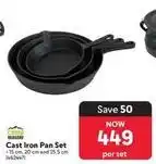 Makro Camp master - cast iron pan set (462447) offer