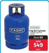 Makro Cadac - 3 kg gas cylinder (408395) offer