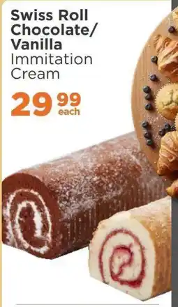 Check Star Swiss Roll Chocolate/Vanilla Immitation Cream offer