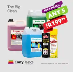 Crazy Plastics Mix & Match Any 5 offer