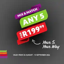 Crazy Plastics Mix & Match offer