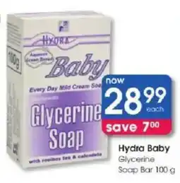 Clicks Hydra Baby Glycerine Soap offer