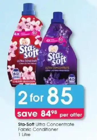 Sta-Soft Ultra Concentrate Fabric Conditioner